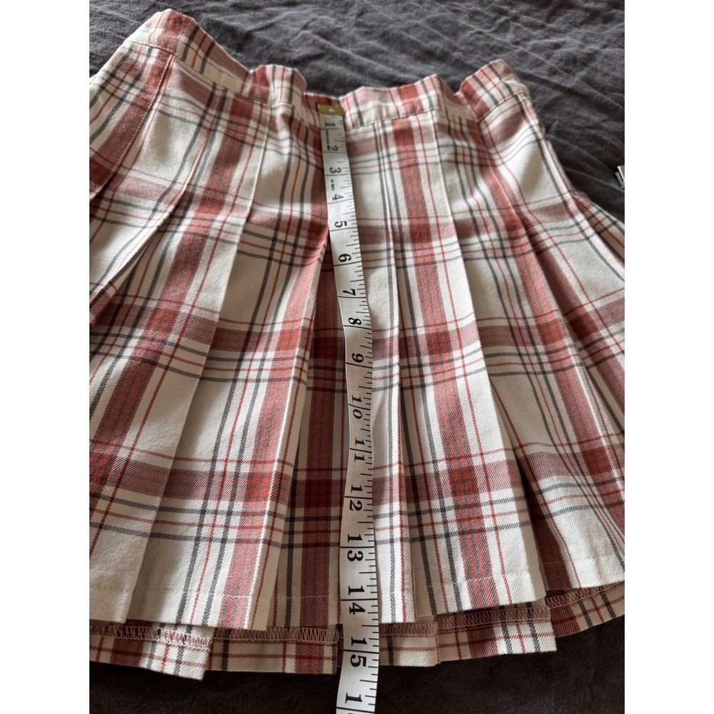 Aerie Pleated Mini Skirt Plaid NWOT Size S Preppy Schoolgirl - Picture 8 of 8
